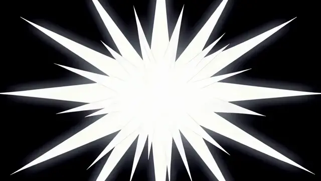2D VFX Impact Burst with Sharp White Energy Crack