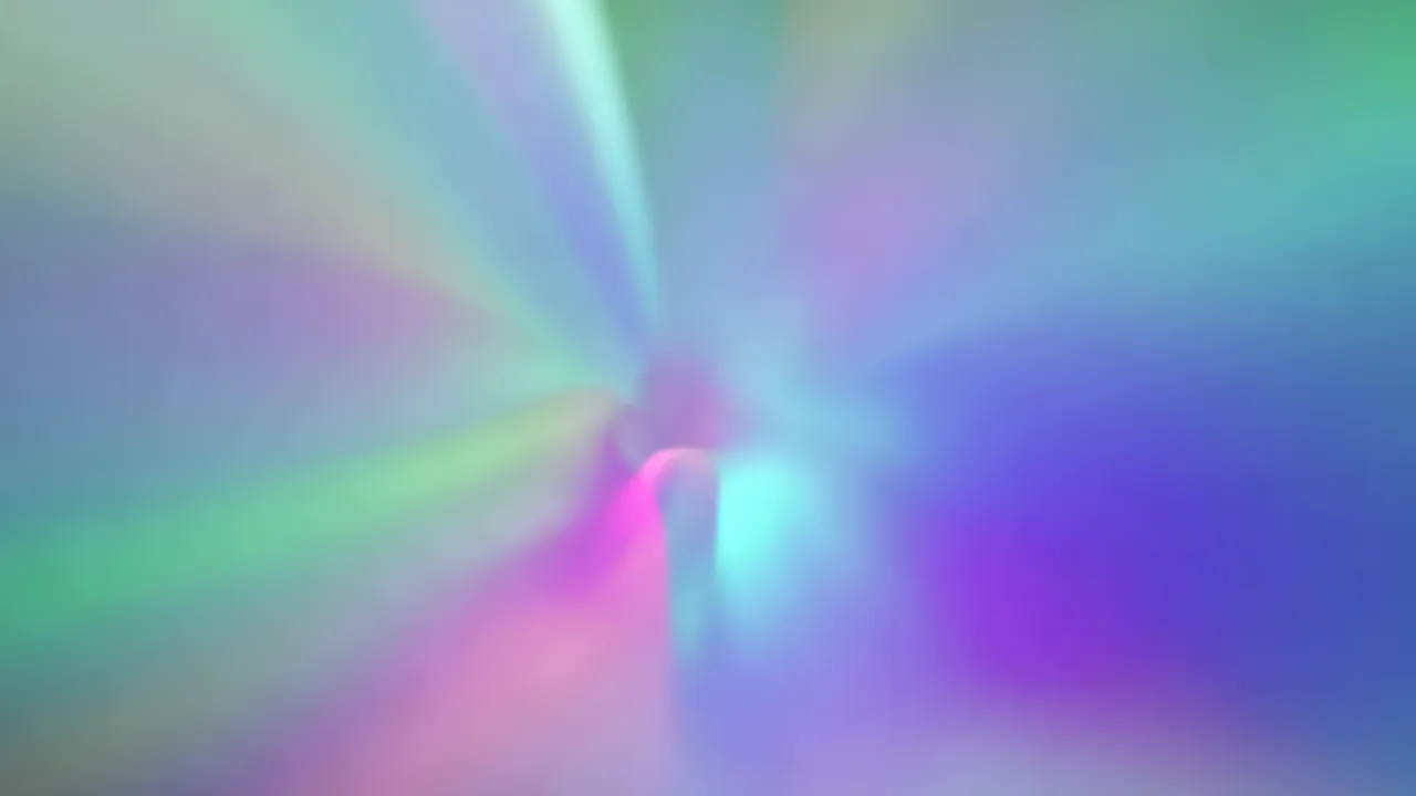 Abstract Rainbow Light Dispersion with Vibrant Colors