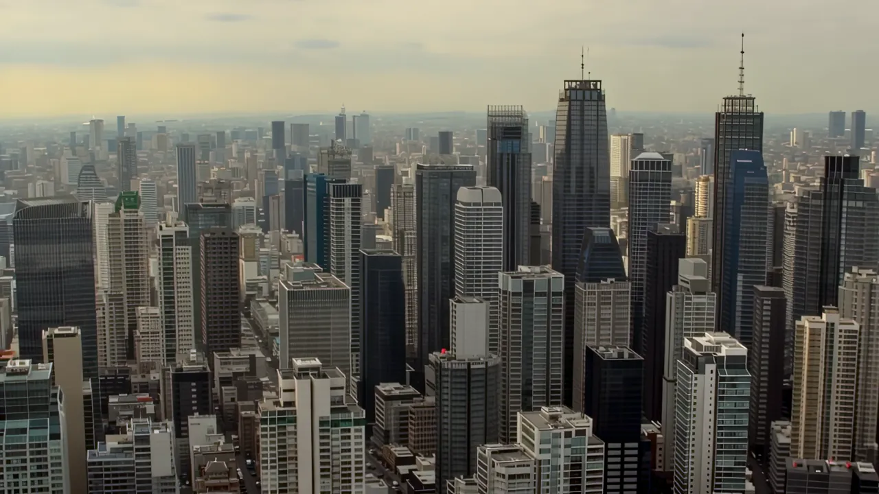 Aerial View of Tokyo's Shinjuku High-Rise District