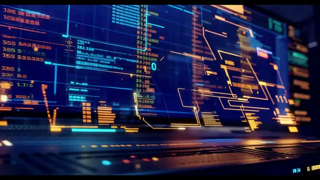 AI Dashboard Interface Overseeing Data in a Data Center
