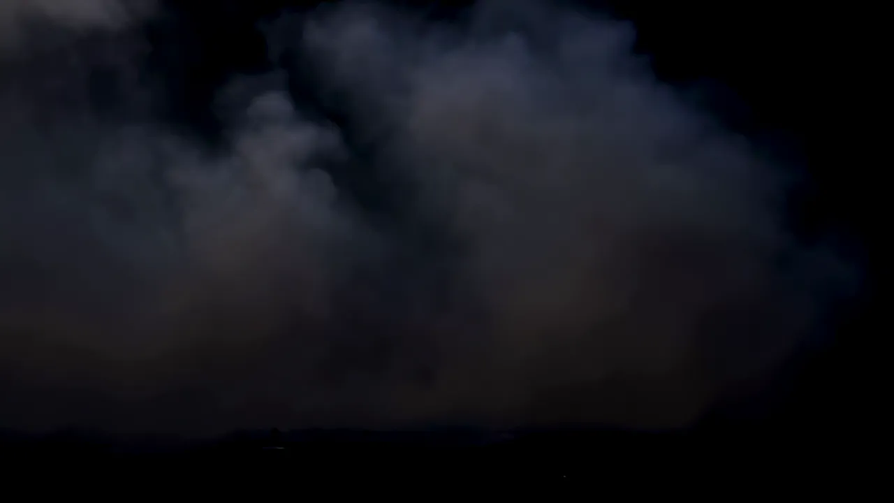 Atmospheric Ground Haze Expanding Horizontally