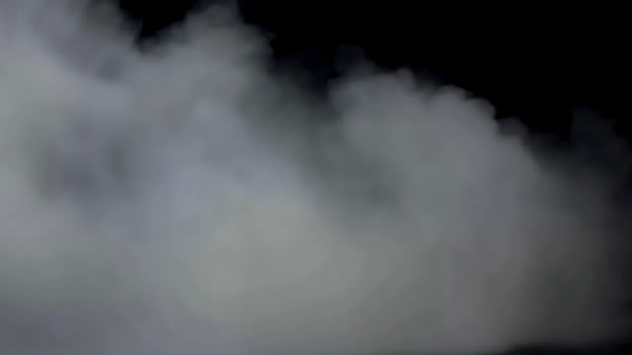 Atmospheric Haze Expanding Horizontally in Darkness
