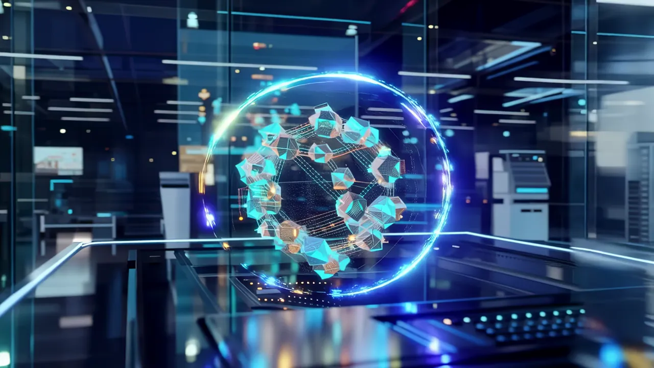 Blockchain Network Visualization in Transparent Research Facility