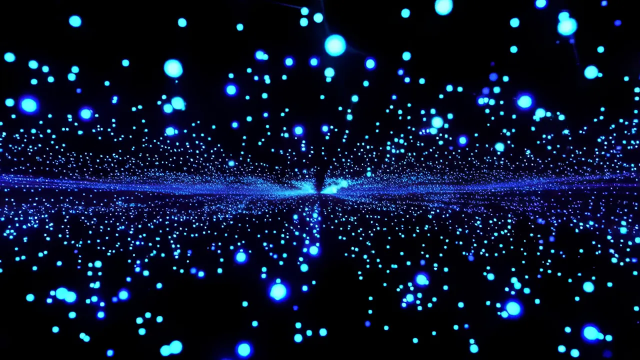 Breathing Light Points in a Dark Void