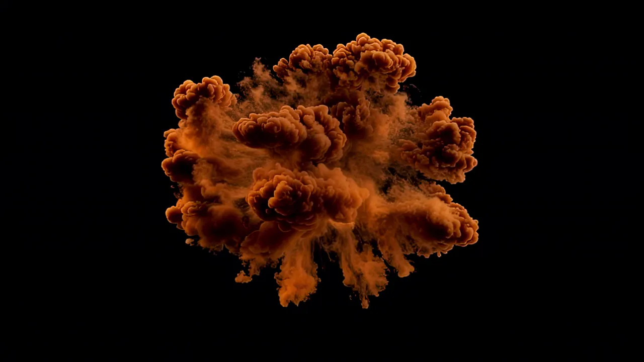 Bright Sci-Fi Energy Explosion with Electric Shockwave