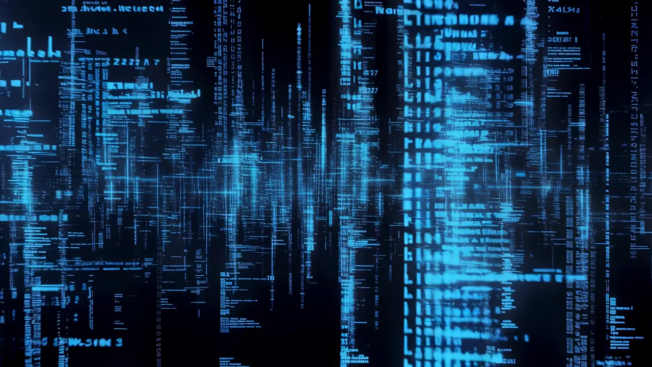 Cascading Streams of Luminous Blue Code in Dark Environment