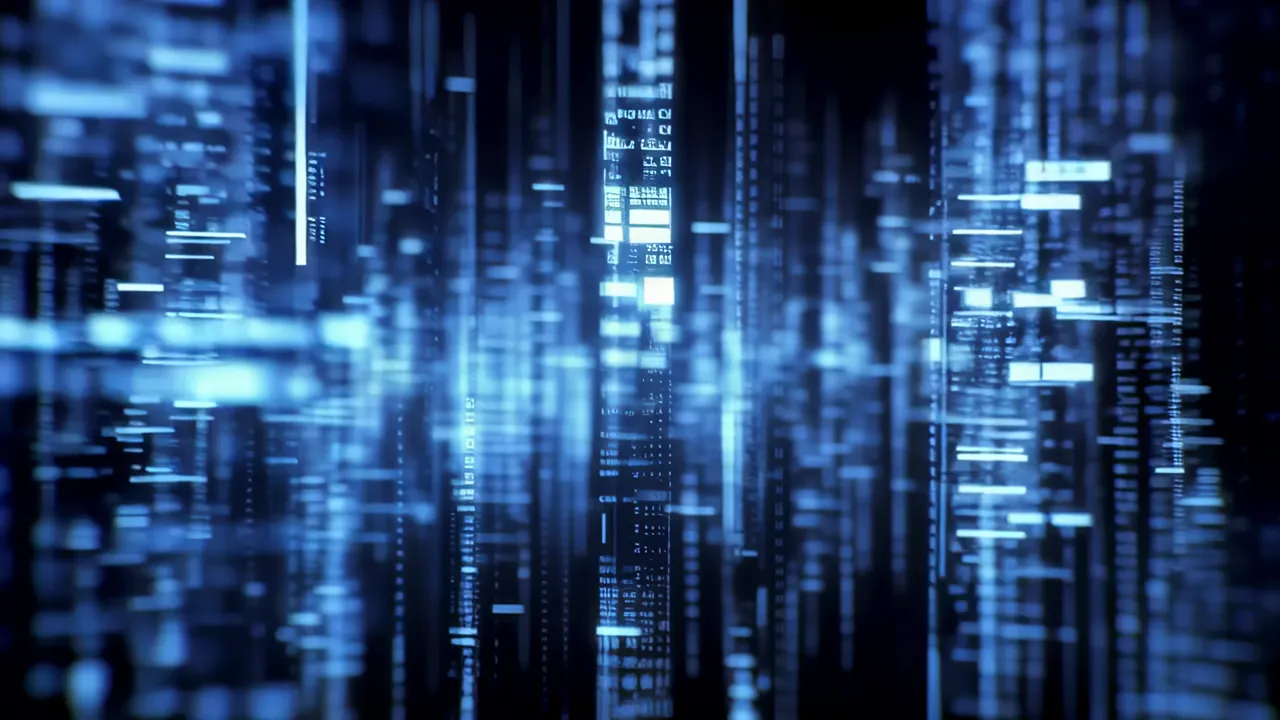 Cascading Streams of Luminous Blue Data in Dark Environment