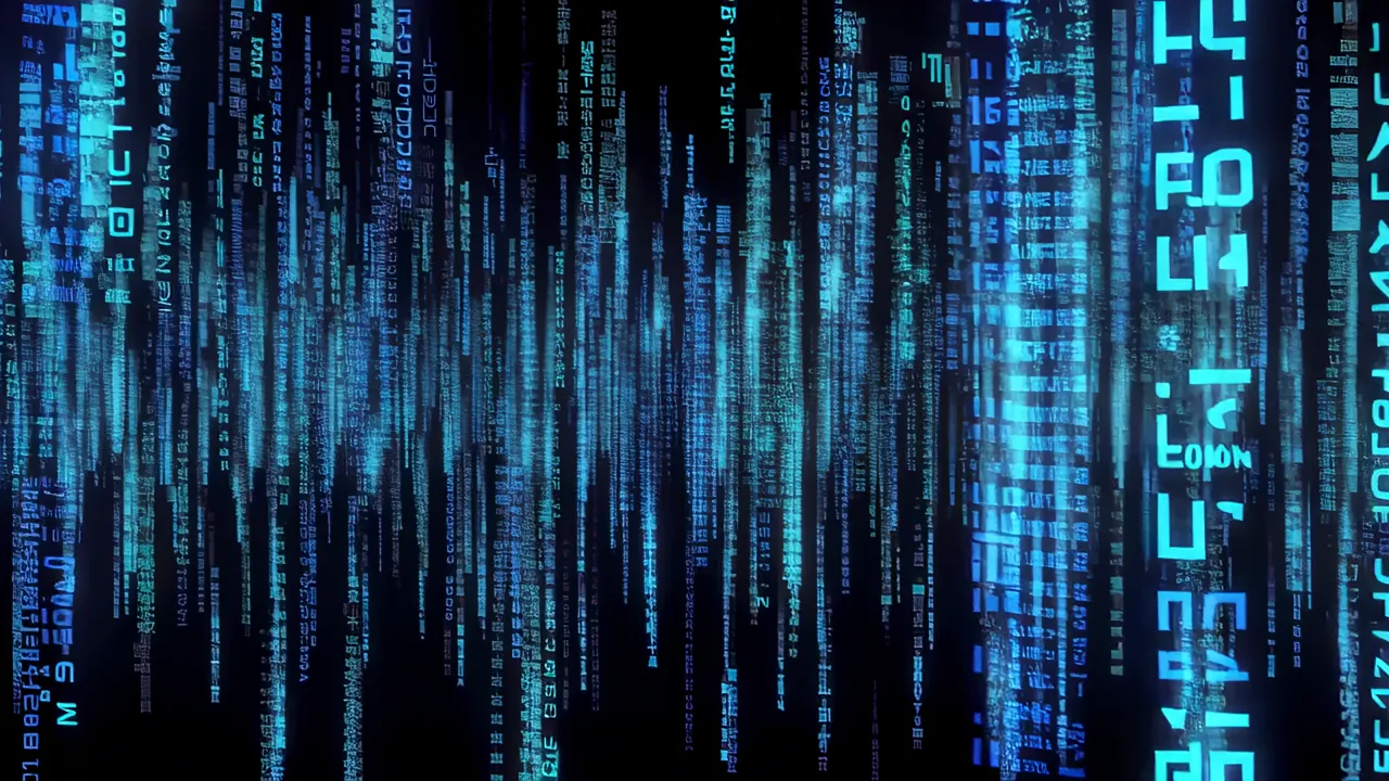 Cascading Streams of Luminous Blue Data in Dark Environment