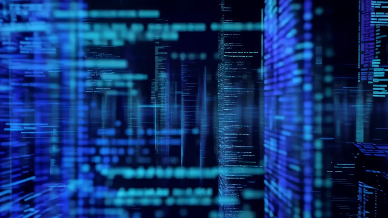 Cascading Streams of Luminous Code in Dark Setting