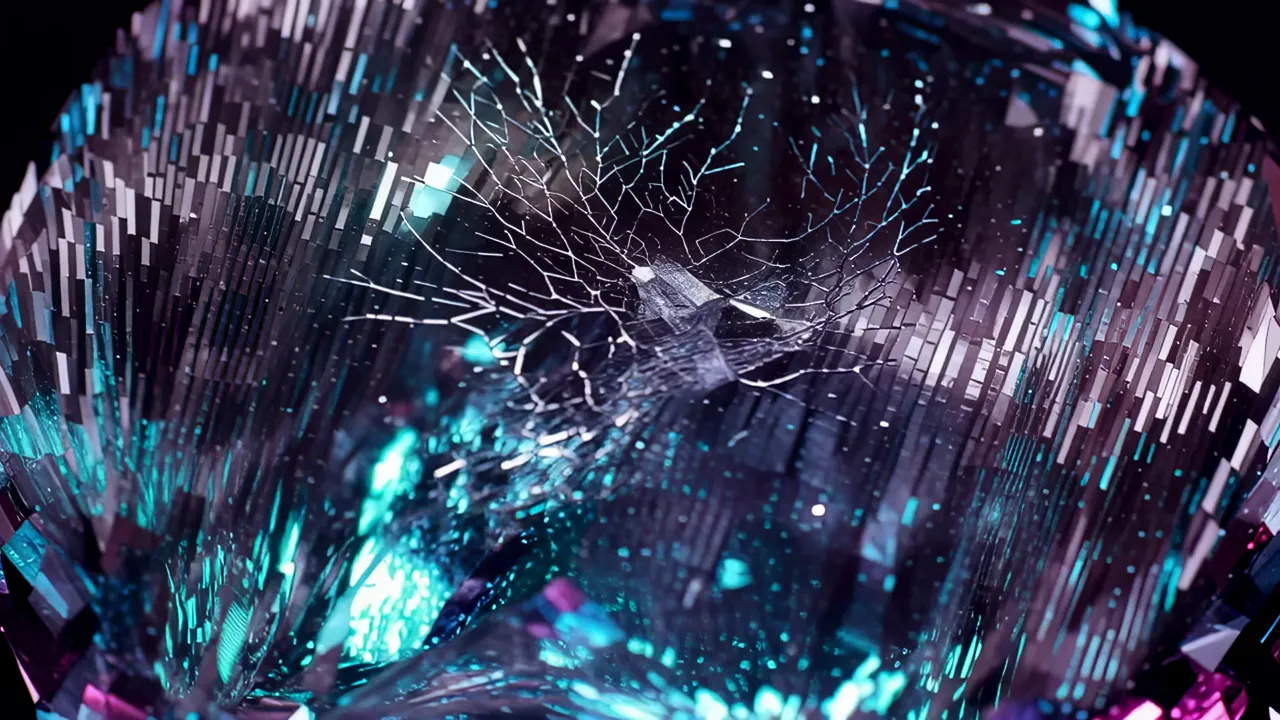 Close-up of Alexandrite Crystal with Intricate Details