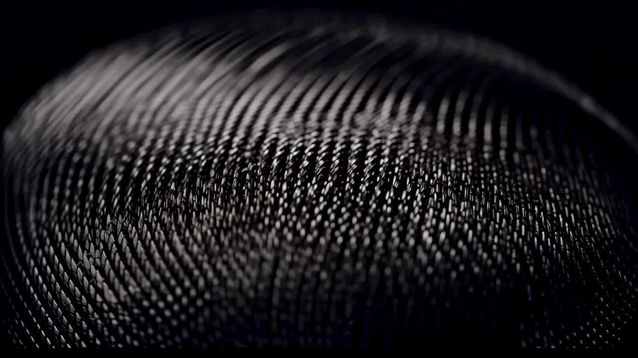 Close-Up of Fine Fingerprint-Like Whorl Pattern