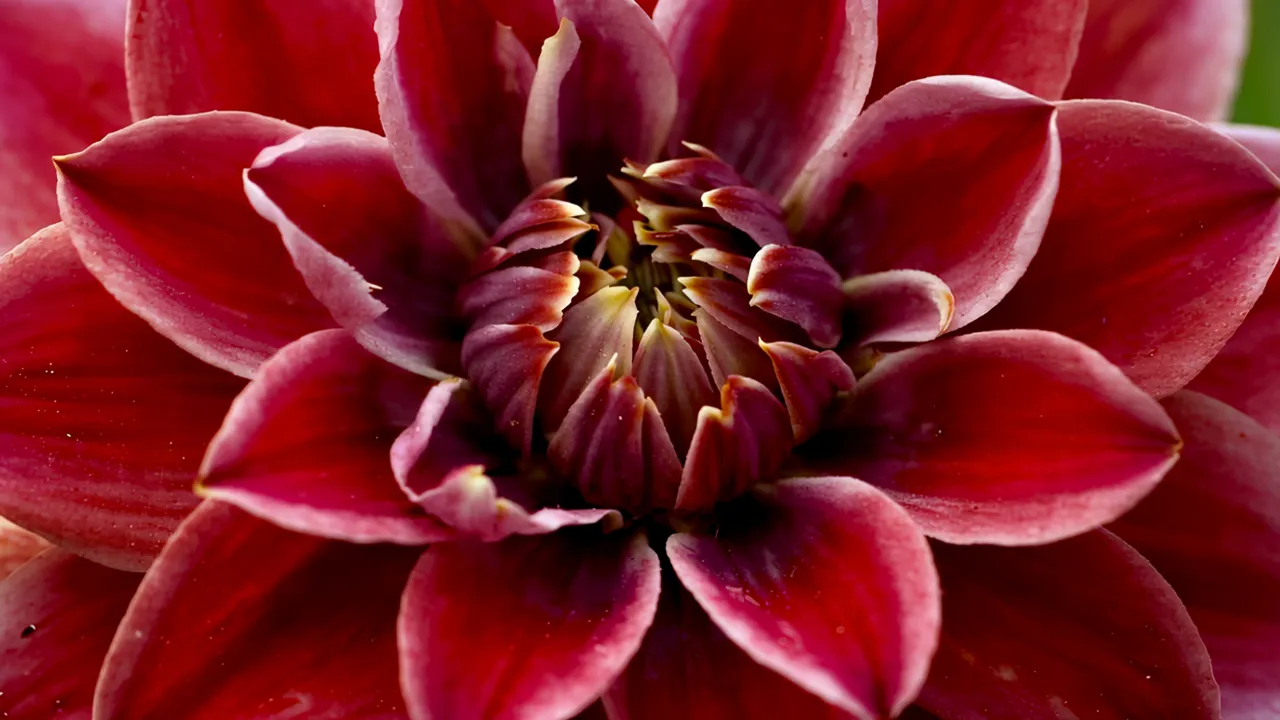 Close-Up of Vibrant Dahlia Flower in Full Bloom
