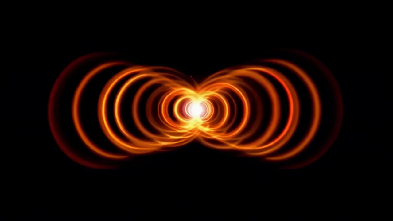Concentric Shockwave Rings Expanding from Center Point