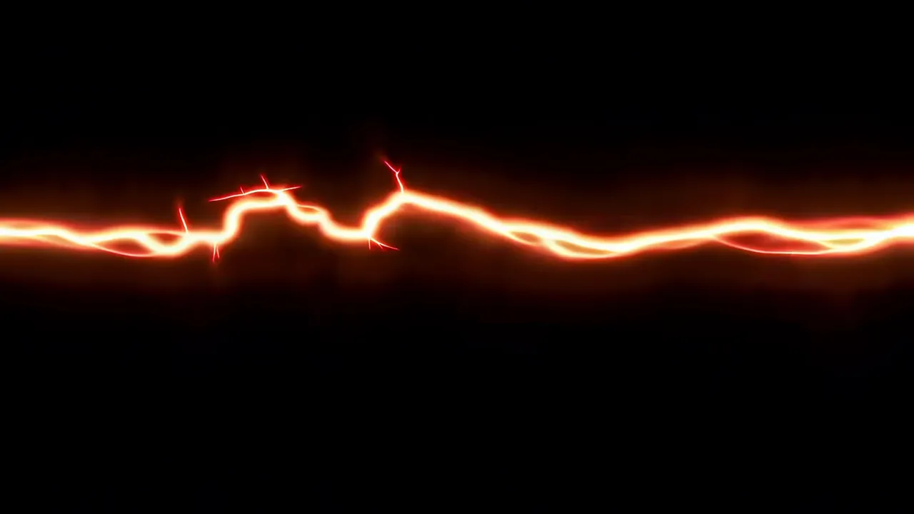 Continuous Electric Arc Flickering and Pulsing Effect