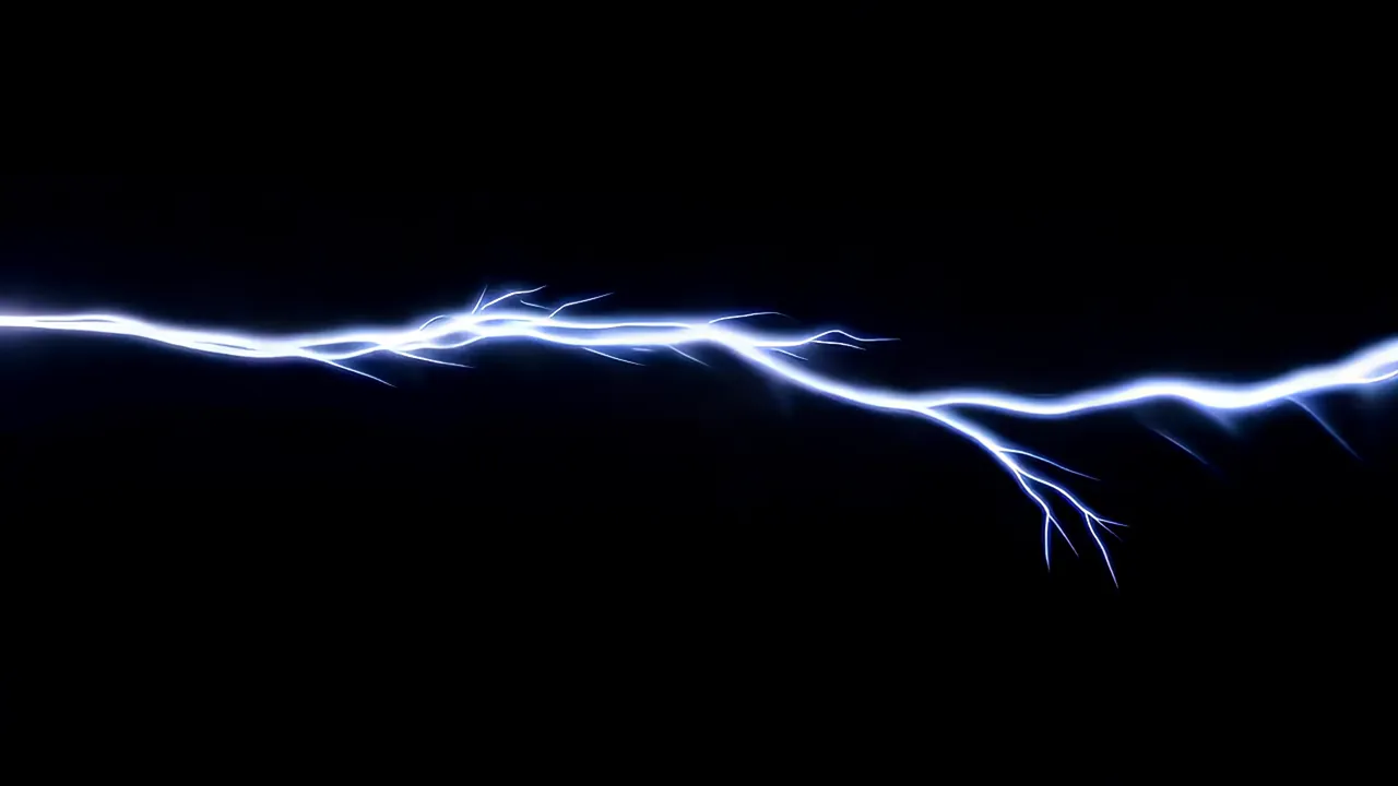 Continuous Flickering Electrical Arc Animation