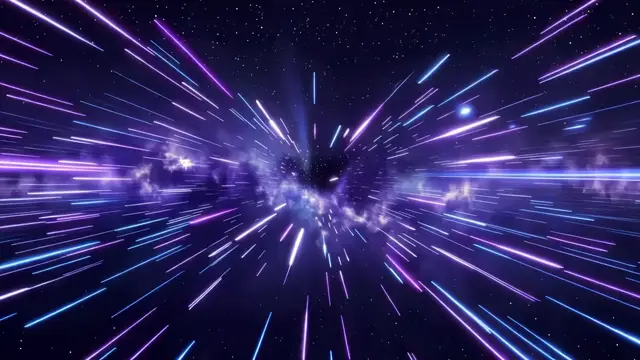Cosmic Energy Burst with High Contrast Light Effects
