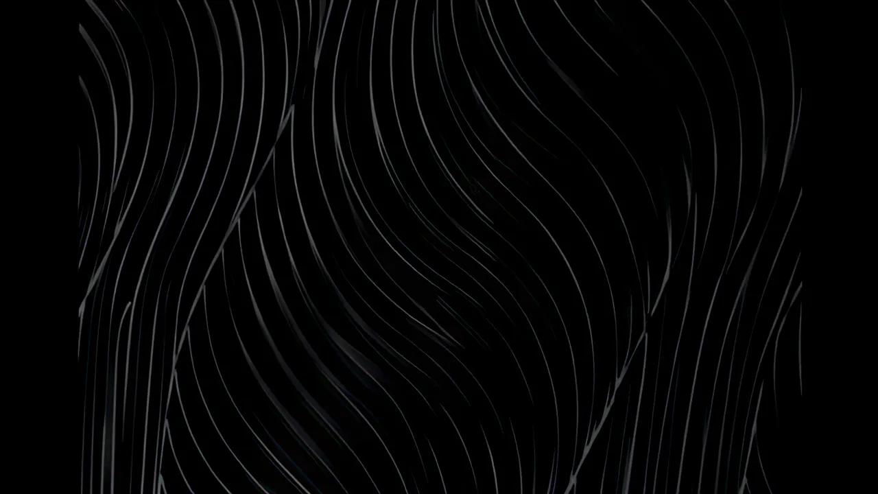 Curved Line Pattern on Black Background