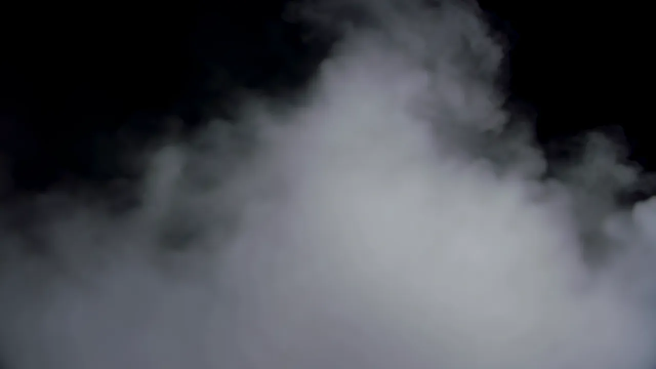 Dense Fog Wall Slowly Moving Across the Frame