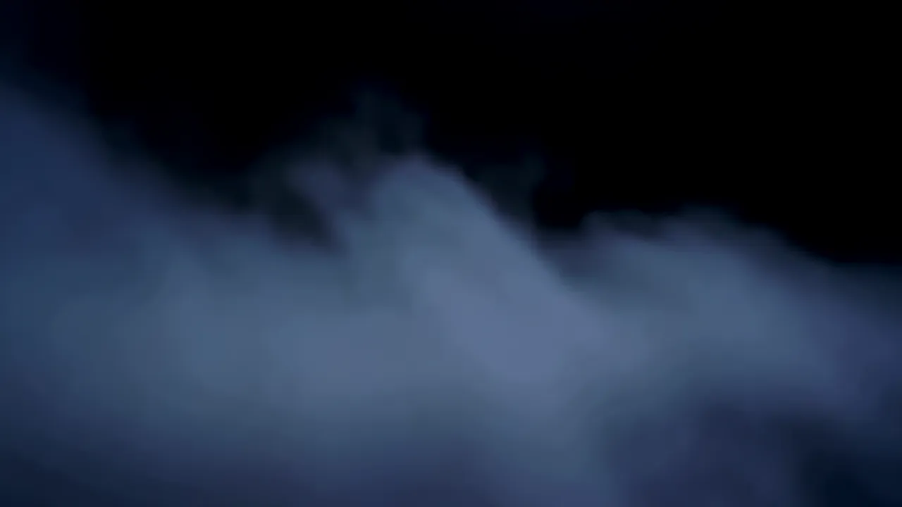 Dense Ground Fog Rolling Across the Landscape