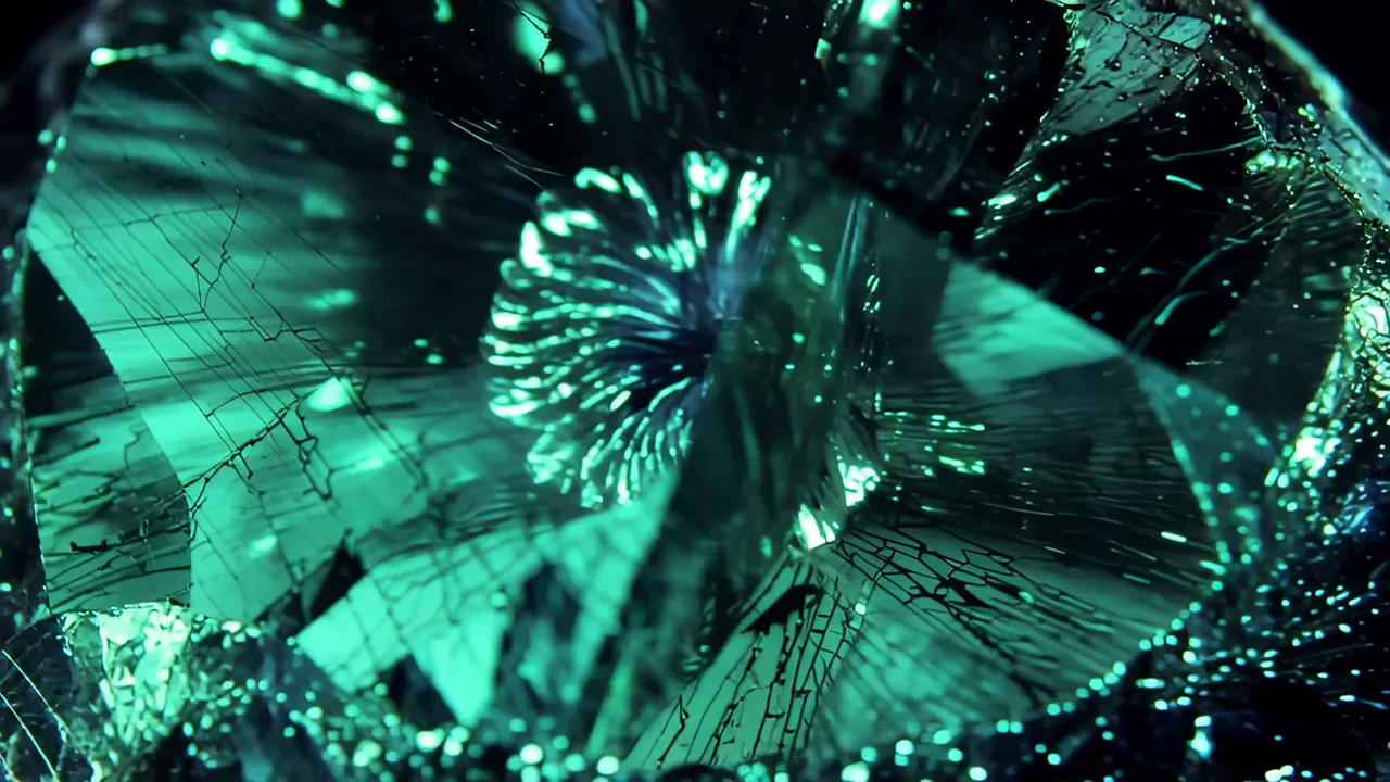 Detailed Alexandrite Crystal Close-Up with Twinning Planes
