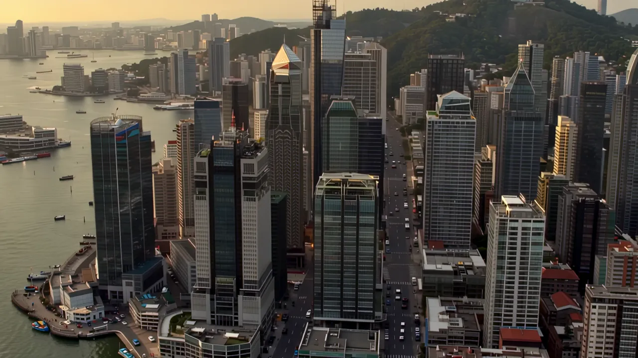 Dramatic Skyscrapers of Hong Kong Central District