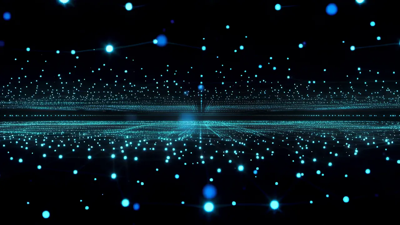 Dynamic Field of Interconnected Light Points