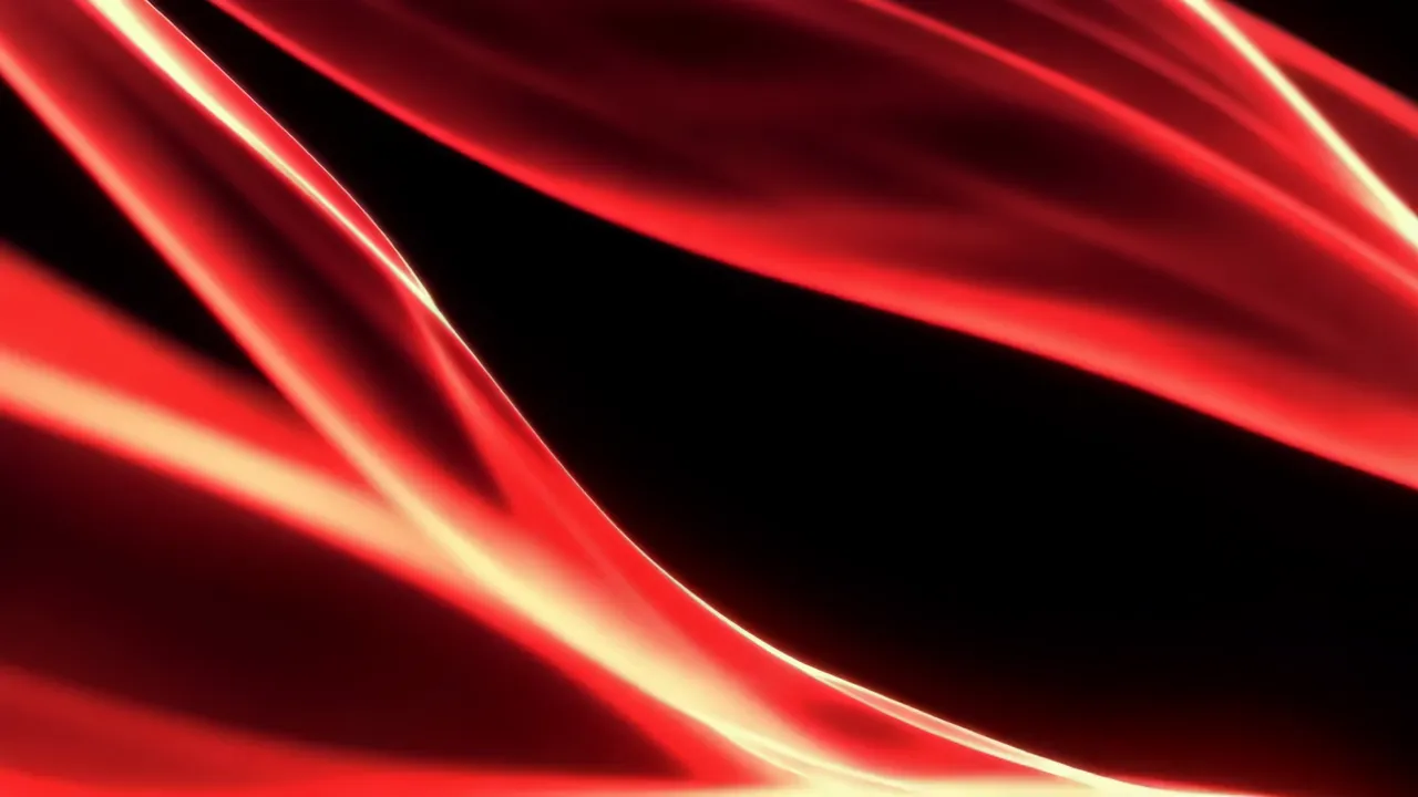 Dynamic Flowing Red Energy Background