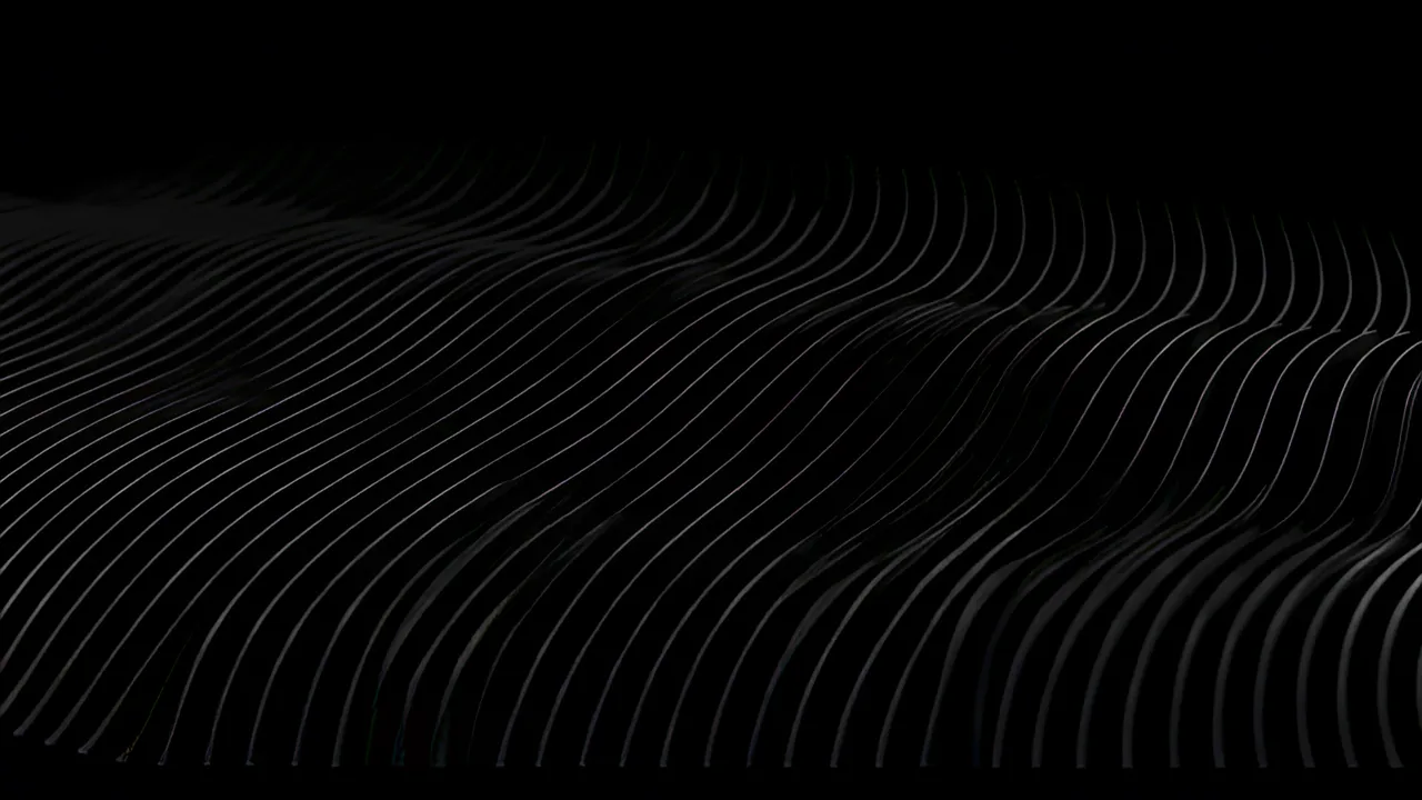 Dynamic Sine Wave Pattern of Fine Parallel Lines