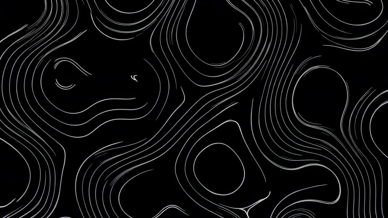 Elegant Grey Lines on Black Background