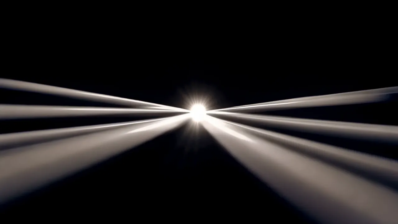 Expanding Concentric Shockwave Rings on Black Background