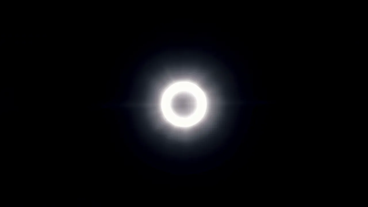 Expanding Shockwave Ring from Central Impact Point