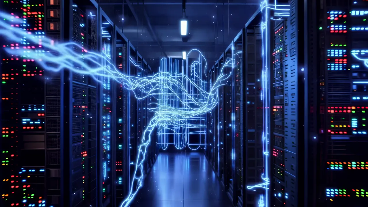 Flowing Data Streams in a Deep Blue Data Center