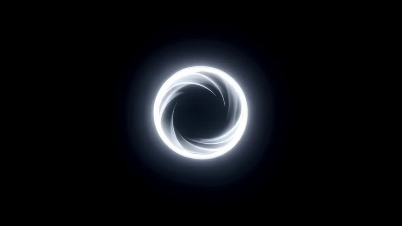 Glowing Portal Ring with Steady Swirling Energy