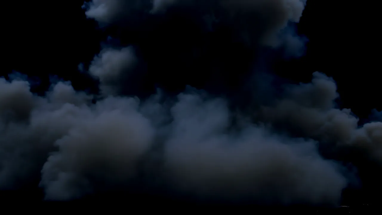 Heavy Atmospheric Smoke Filling the Frame