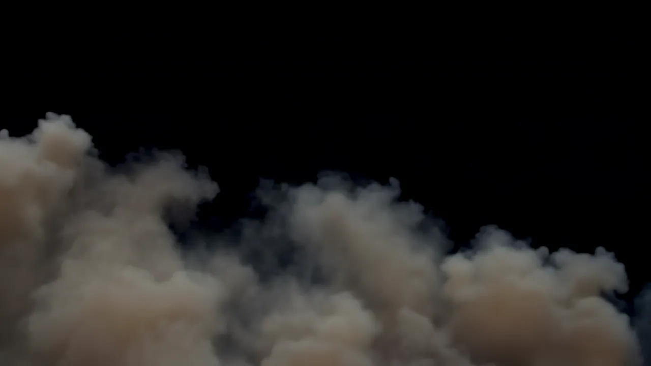 Heavy Atmospheric Smoke Filling the Frame