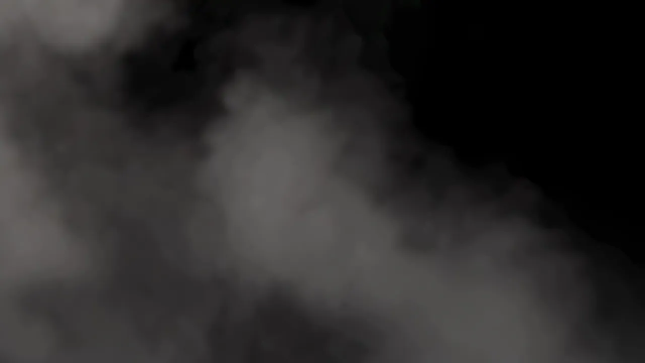 Heavy Atmospheric Smoke Filling the Frame in Diffuse Cloud