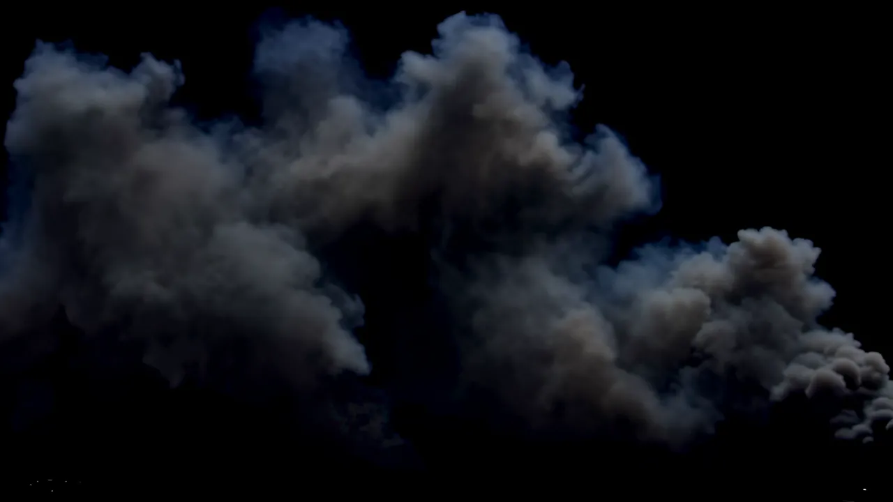 Heavy Atmospheric Smoke Filling the Frame