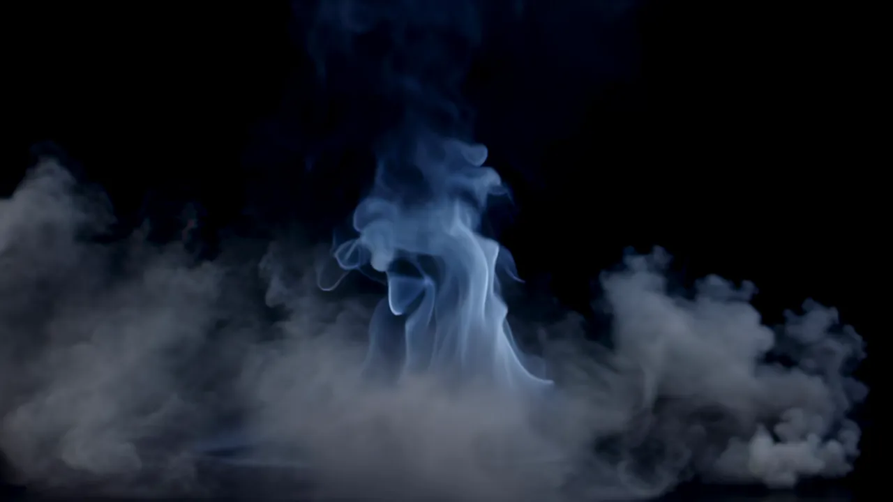 Heavy Low-Lying Smoke Layer Drifting Across the Frame
