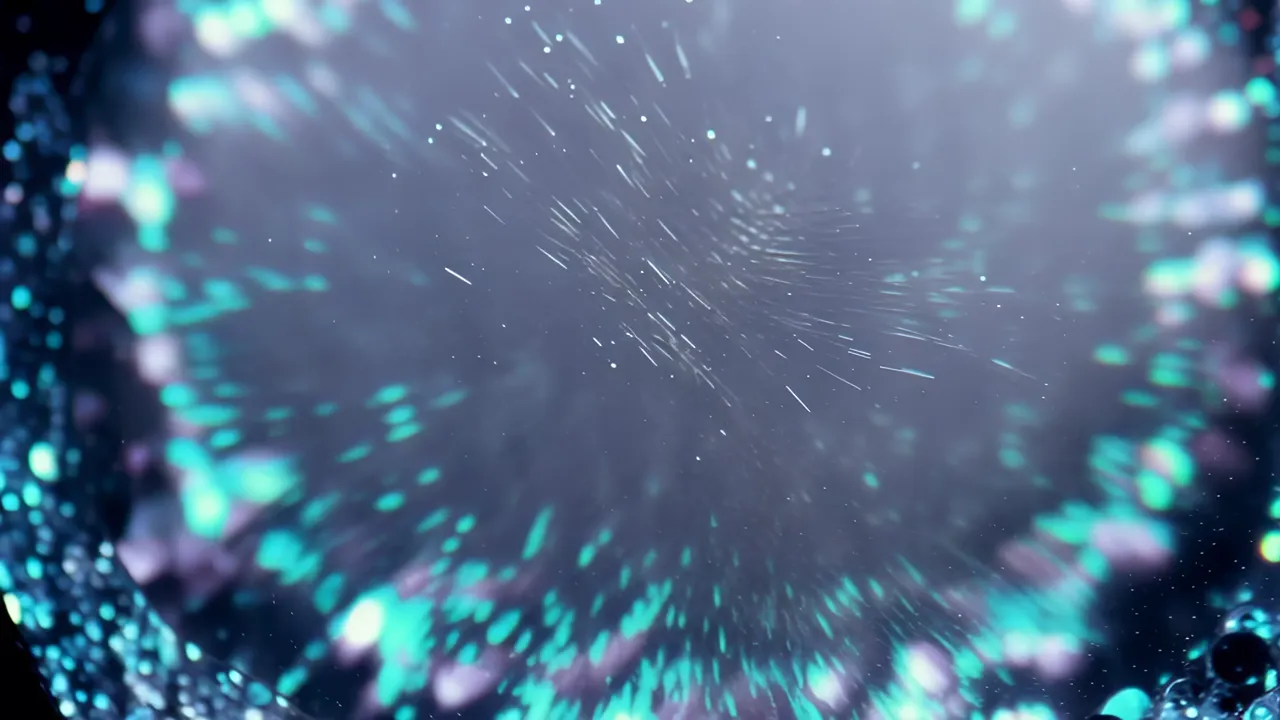 Hypnotic Blue Motion Abstract Background