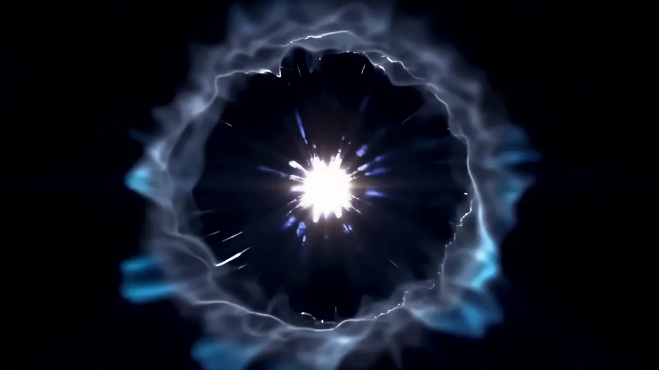 Impact Shockwave Ring Expanding from Bright Core