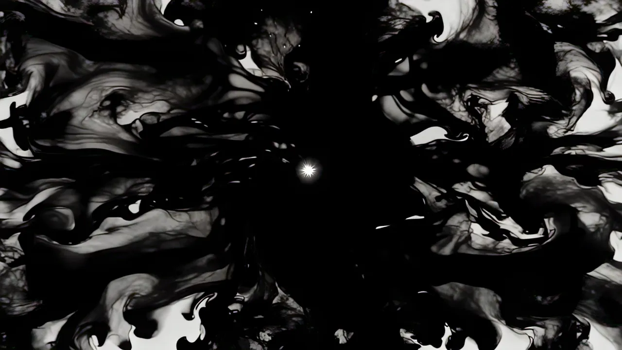 Ink Spreading on White Surface