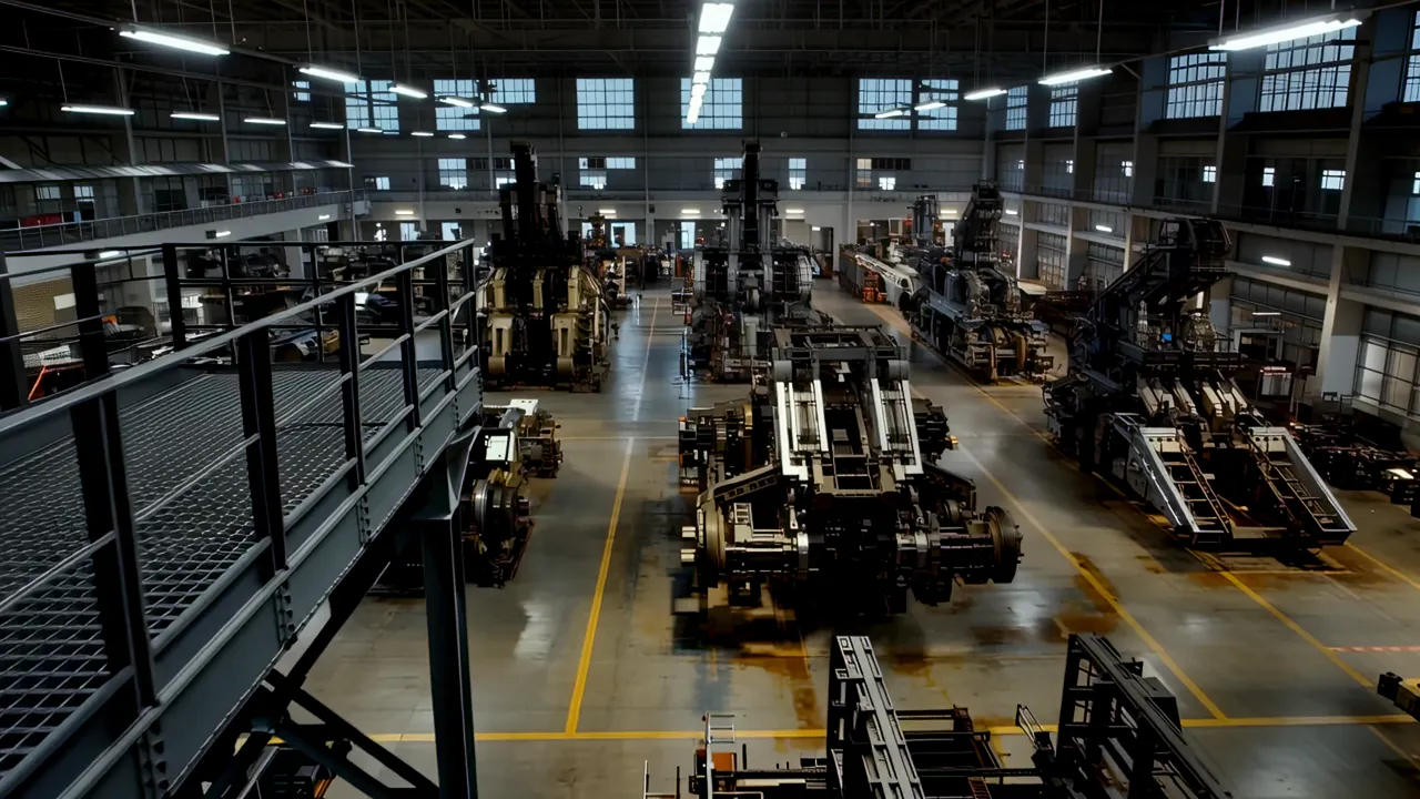 Interior of a Heavy Machinery Manufacturing Plant