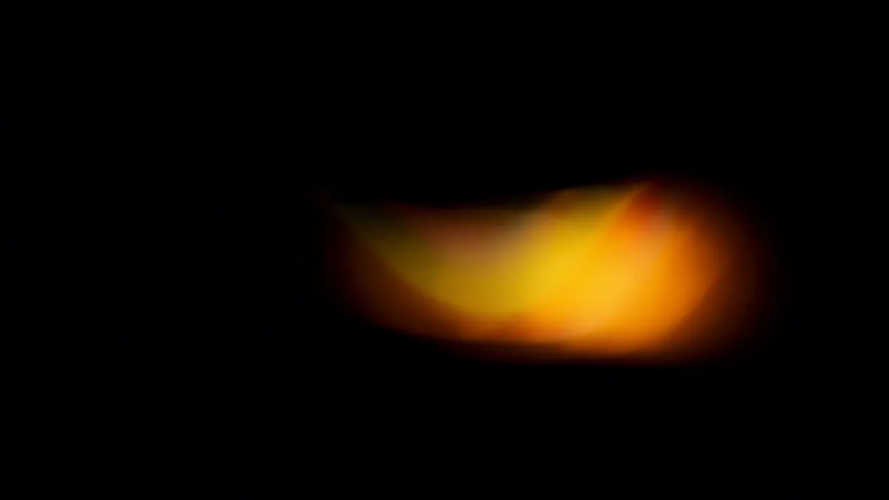 Iridescent Rainbow Light Smear on Black Background