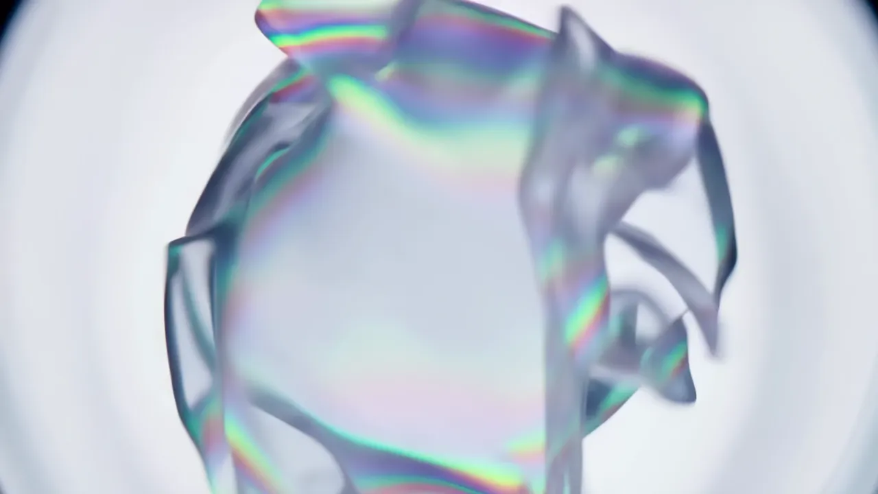 Iridescent Translucent Material Morphing