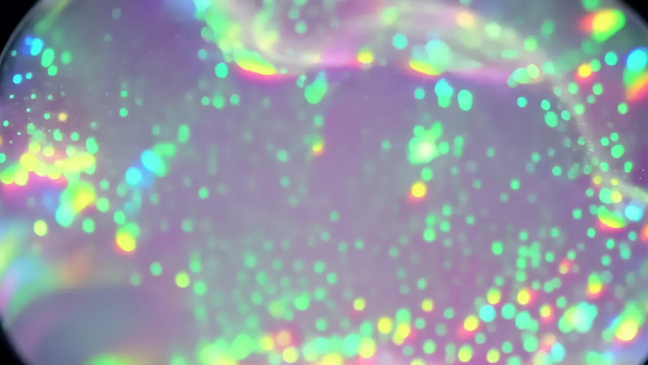 Iridescent Volumes Blooming and Dissolving in Light