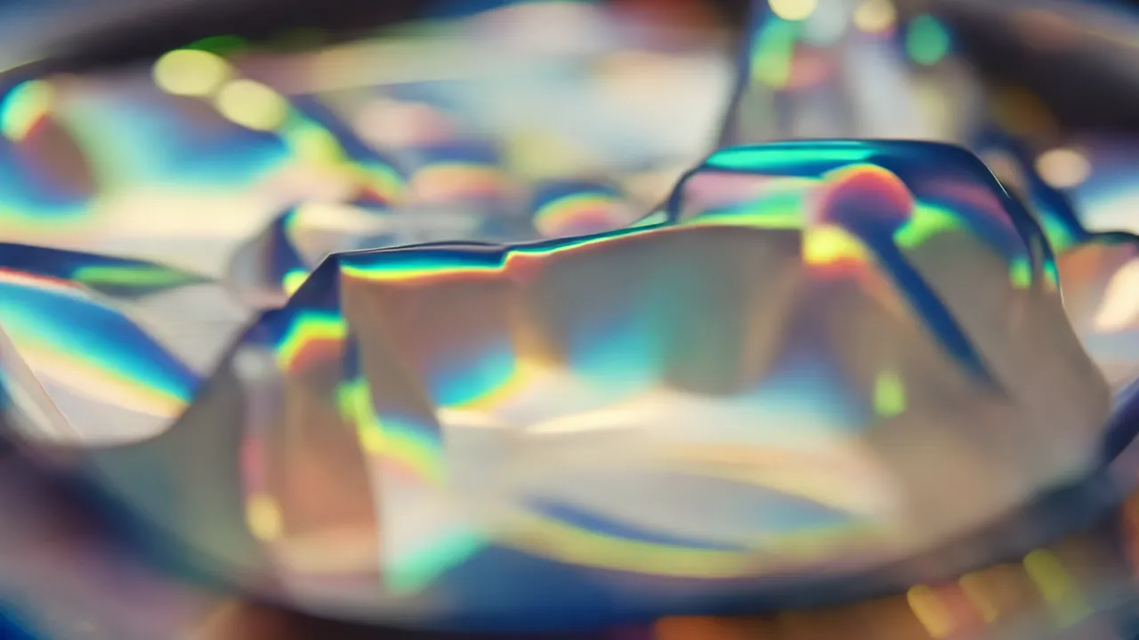 Iridescent Volumes Blooming and Dissolving in Soft Light