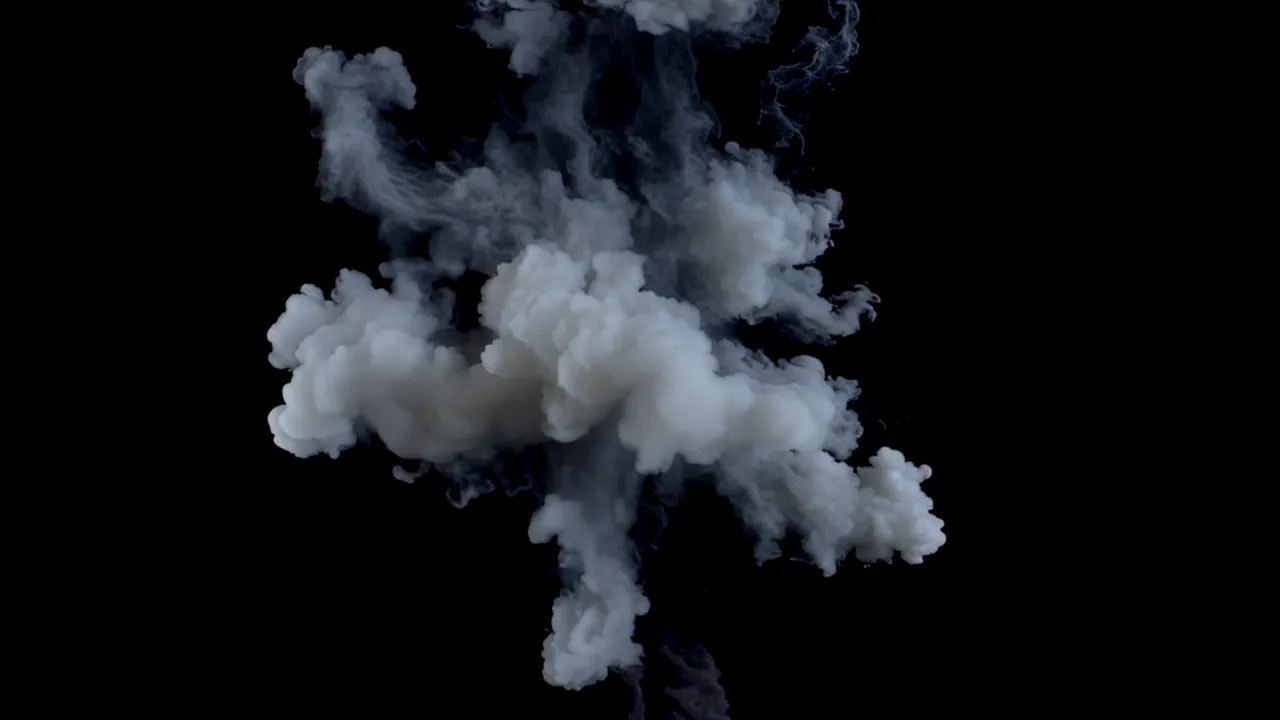 Large Sci-Fi Energy Explosion with Electric Shockwave