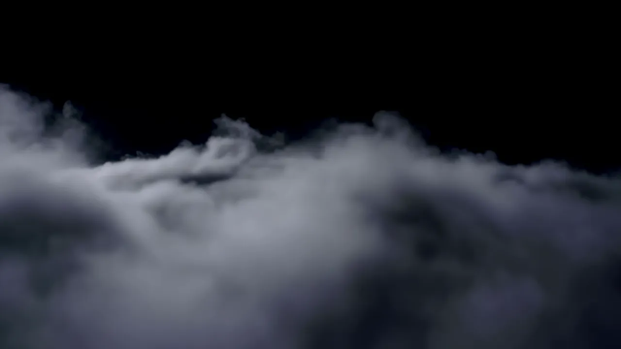 Layer of Mist Spreading Across the Ground