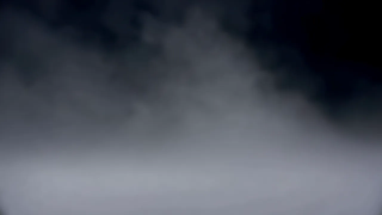 Layer of Mist Spreading Across the Ground