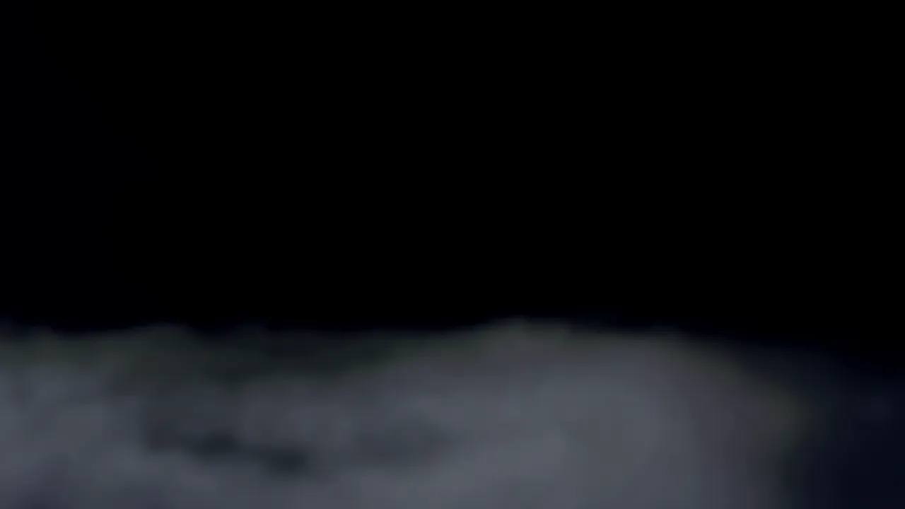 Layer of Mist Spreading Outwards on the Ground